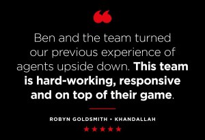 Testimonial Ben Stevens & Team